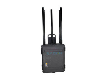 5 Antennen 150w Portable Manpack Jammer Wasserdichtes Gehäuse mit individueller Frequenz