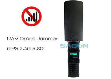 Leichtes Gewicht 2.4G 5.8G GPS 500m Handheld Drohne Signal Jammer