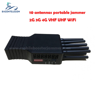 10w Handy-Signalblocker 10 Antennen 20m Radius VHF UHF GPS