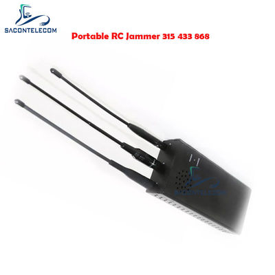 10W Ausgangsleistung Fernsteuergerät mit 8000mAh-Batterie und Omni-Antennen für RC315 RC433 RC868 Frequenzen