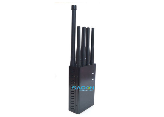 8 Antennen Portable Signal Jammer mit 90 Minuten Arbeitszeit und 4600mAh Batterie für Mobiltelefonblockade