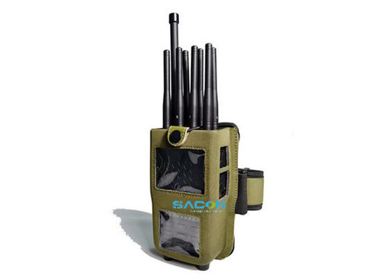 Handheld 5.8G Hochleistungs-Handy-Signalstörer mit 8 Bändern und 4700mAh Akku