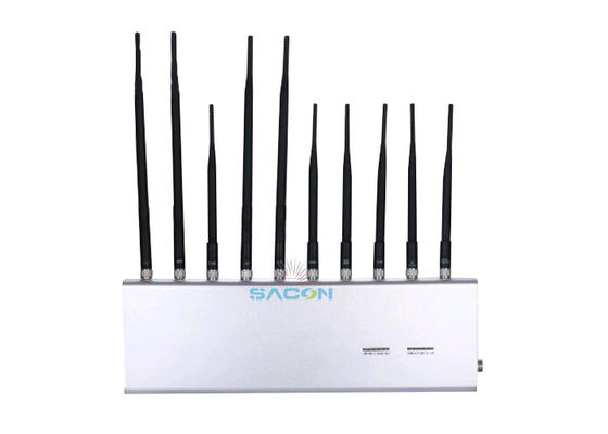 10 Bands High Gain Antenne Signal Jammer mit 2W Ausgangsleistung für Schul- und Büroanwendung