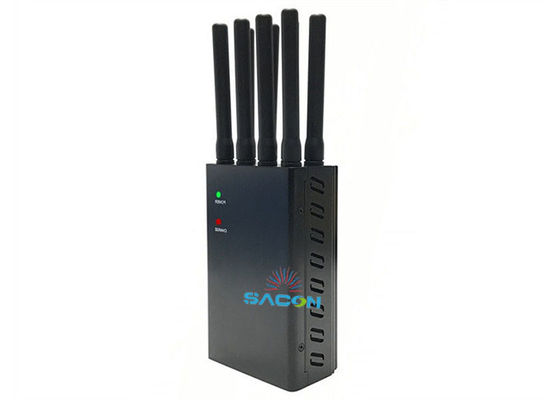 8-Kanal Hochleistungs-2W tragbares Signal-Jammer Handheld Anti-Tracking für 3G 4G GPS WiFi