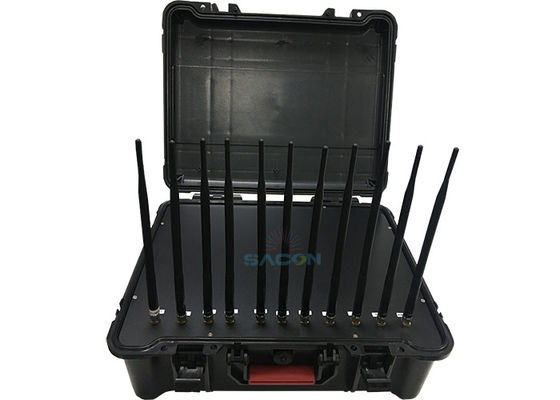 55W Hochleistungs-Handheld-Störgerät mit 11 Kanälen und eingebauter Batterie zur sicheren Signalblockade