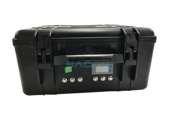 60W Ausgangsleistung 6 Kanäle Manpack Signalblocker mit 80m Störbereich für GSM CDMA DCS 3G WiFi