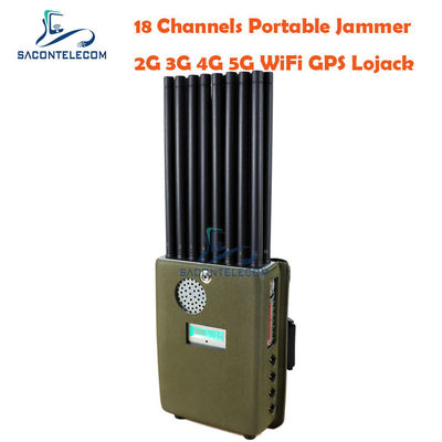 DC12V 16w Handy-Signalstörgerät 4G 5G VHF UHF Handheld Signalblocker