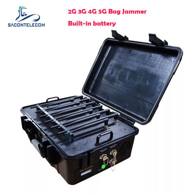56W Ausgangsleistung 12 Bänder Abdeckung 60m Störradius Handy Signal Jammer Mobiles Signalblocker
