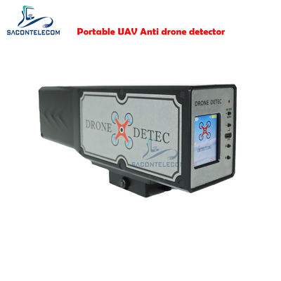 Handheld Drone Signaldetektor 1,8 Zoll LED 2.4G 5.8G 2KM Entfernung eingebaut in Batterie