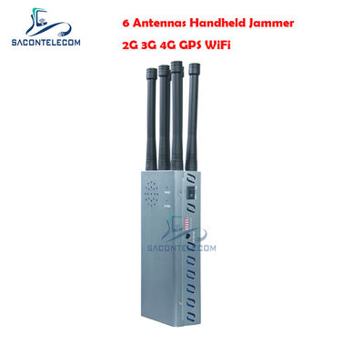 6 Bands GPS-Jammerblocker mit 54 W Output-Leistung und 30 m Radius für Handy-Signalblockierung