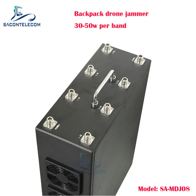 8 Bands 400w Power Man Pack Drohne Signal Störer Metallkoffer Rucksack UAV Drohne Störer