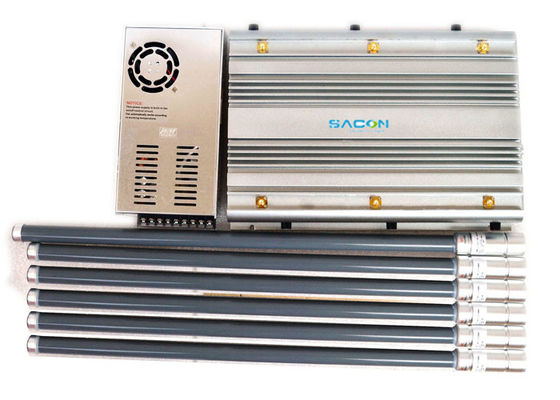 90W Hochleistungs-Signalstörgerät mit 6 Omni-Glasfaser-Antennen und 100m Störbereich