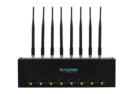 8 Antennen 20W Einstellbarer Ausgangssignal Störsender Handyblocker für 3G 4G WiFi GPS