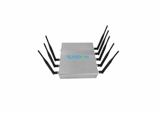 18W Ausgangsleistung 8-Kanal-Signaljammer mit 40m Störreichweite für Handyblocker und WLAN-GPS-Jammer
