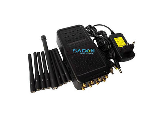 Handheld 5.8G Hochleistungs-Handy-Signalstörer mit 8 Bändern und 4700mAh Akku