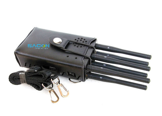 6 Antennen Hochleistungs 3W Portable Signal Jammer mit 20m Reichweite für WiFi GPS 3G 4G Blockierung