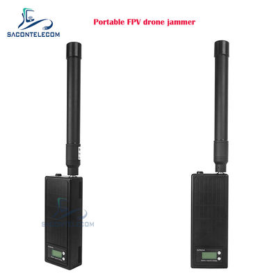 Portable Handheld FPV Drone Jammer mit einer Reichweite von 1,5 km und einer hohen Leistung von 50 Watt für die Störung von Drohnensignal