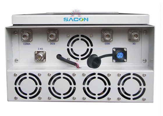 800W Hochleistungs-8-Kanal-wasserdichter Signalstörer für Mobiltelefone für Gefängnisse