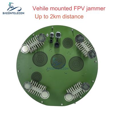 400-6Ghz 400 Watt Omni 360° Fahrzeugmontierte Drohne Signalstörgerät UAV Störgerät