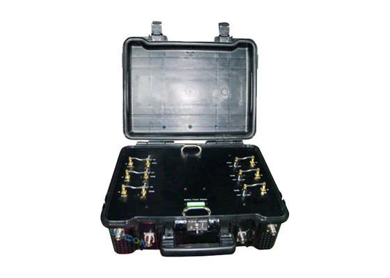 90W Hochleistungs Rucksackstörgerät 6 Kanäle Portable IED Jammer für Streitkräfte und SWAT-Teams