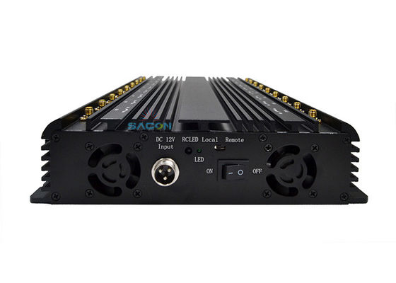 18-Band-Störsender mit 5 Lüftern und 40m Störreichweite für WLAN, GPS, VHF, UHF