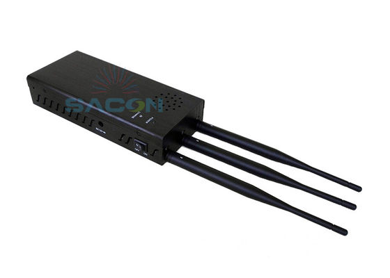 Tragbarer 10W Hochleistungs-Signaljammer mit 8000mAh Akku und omnidirektionaler Antenne zur Blockierung von Autosignalen