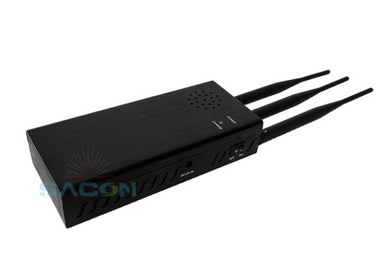 Tragbarer 10W Hochleistungs-Signaljammer mit 8000mAh Akku und omnidirektionaler Antenne zur Blockierung von Autosignalen