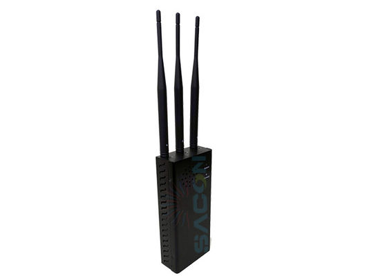 Tragbarer 10W Hochleistungs-Signaljammer mit 8000mAh Akku und omnidirektionaler Antenne zur Blockierung von Autosignalen