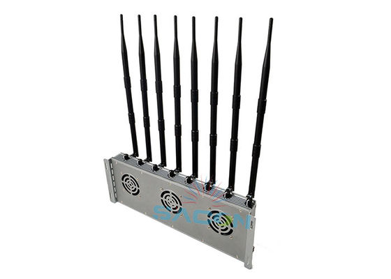 40W Hochleistungs-5G-Signalstörer mit 8 Antennen und 80 Metern Reichweite für sichere Bereiche