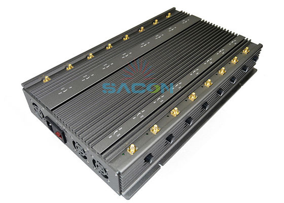16 Antennen 5G Signal Jammer Blocker mit 100W Ausgangsleistung und 80m Störreichweite