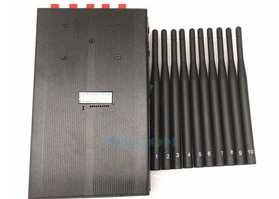 Handheld 5G Signal Jammer Blocker mit 10 Antennen 15m Reichweite und 8000mAh Batterie