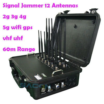 56W 12 Antennen 868MHz 5G Signal Störsender Blocker für Multi-Frequenz-Blockierung