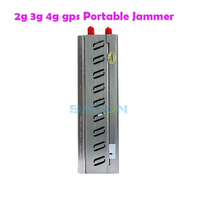 8000mAh Akku 15m Reichweite Tragbarer Handy-Signaljammer mit 8 Antennen für verbesserte Abschirmung