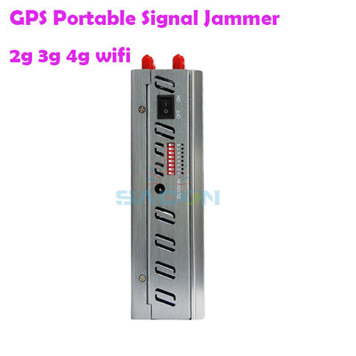 8000mAH Batterie 8 Antennen Handheld GPS-Signalstörgerät für 2G 3G 4G Signalblockade