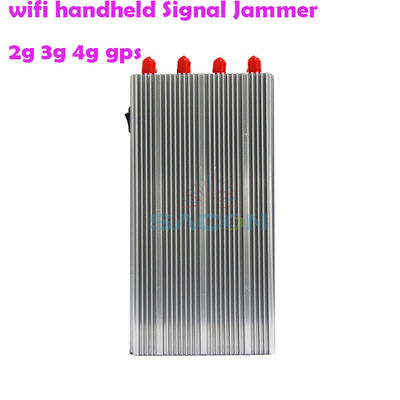 8000mAH Batterie 8 Antennen Handheld GPS-Signalstörgerät für 2G 3G 4G Signalblockade
