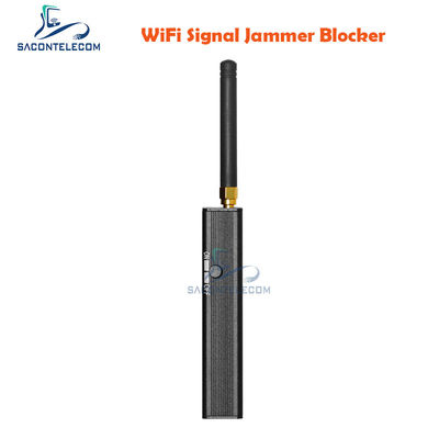 1200mAh Akku 10m Störradius 2 Antennen GPS Störsender WLAN GPS Blocker Tragbares Signalstörgerät