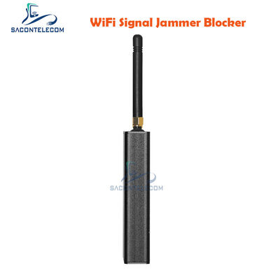 1200mAh Akku 10m Störradius 2 Antennen GPS Störsender WLAN GPS Blocker Tragbares Signalstörgerät