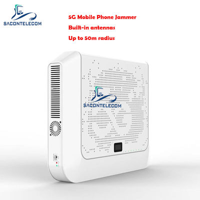 Desktop 12-Kanal Signal Jammer mit 50m Radius und integrierten Antennen zur sicheren Handy-Blockierung