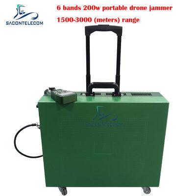Trailer Typ Drohne Signal Jammer 200w Hochleistung 3km Entfernung Für DJI