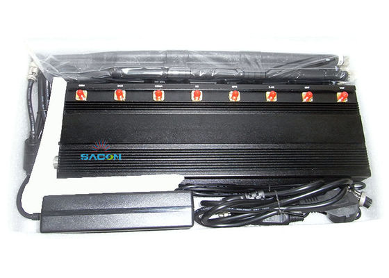 8 Kanäle Desktop-Handy-Störgerät mit 40m Reichweite und 365 Tage Arbeit für Gefängnisse und Schulen