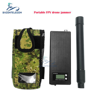 Portable Handheld FPV Drone Jammer mit einer Reichweite von 1,5 km und einer hohen Leistung von 50 Watt für die Störung von Drohnensignal