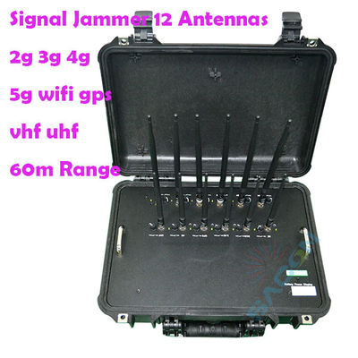 56W 12 Antennen 868MHz 5G Signal Störsender Blocker für Multi-Frequenz-Blockierung