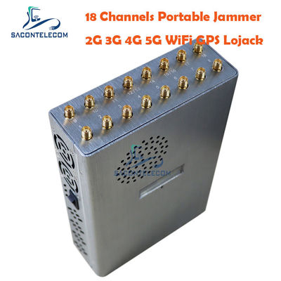 18 Bands Portable Signal Jammer mit 12000mAh Batterie für sichere Kommunikationsblockade